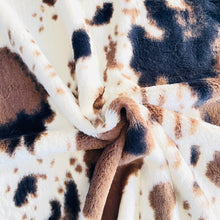 Load image into Gallery viewer, Cow Hide Luxe Blanket