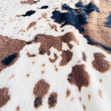 Load image into Gallery viewer, Cow Hide Luxe Blanket