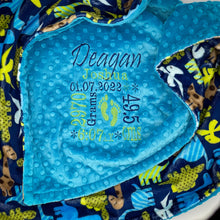 Load image into Gallery viewer, Dinosaurs Blanket