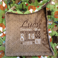 Load image into Gallery viewer, Woodland Animals Blanket