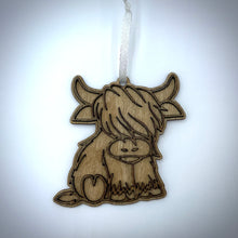 Load image into Gallery viewer, Highland Cow Ornament
