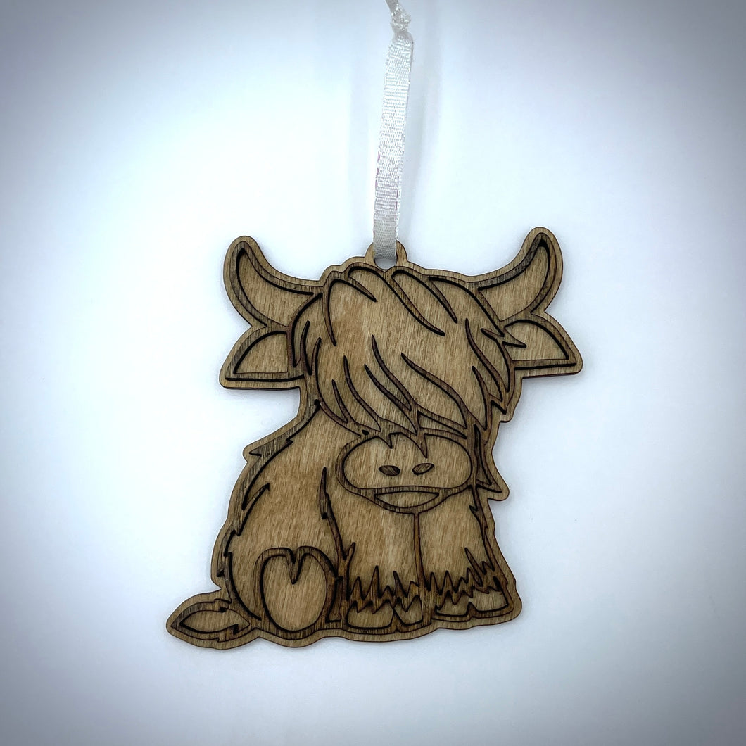 Highland Cow Ornament