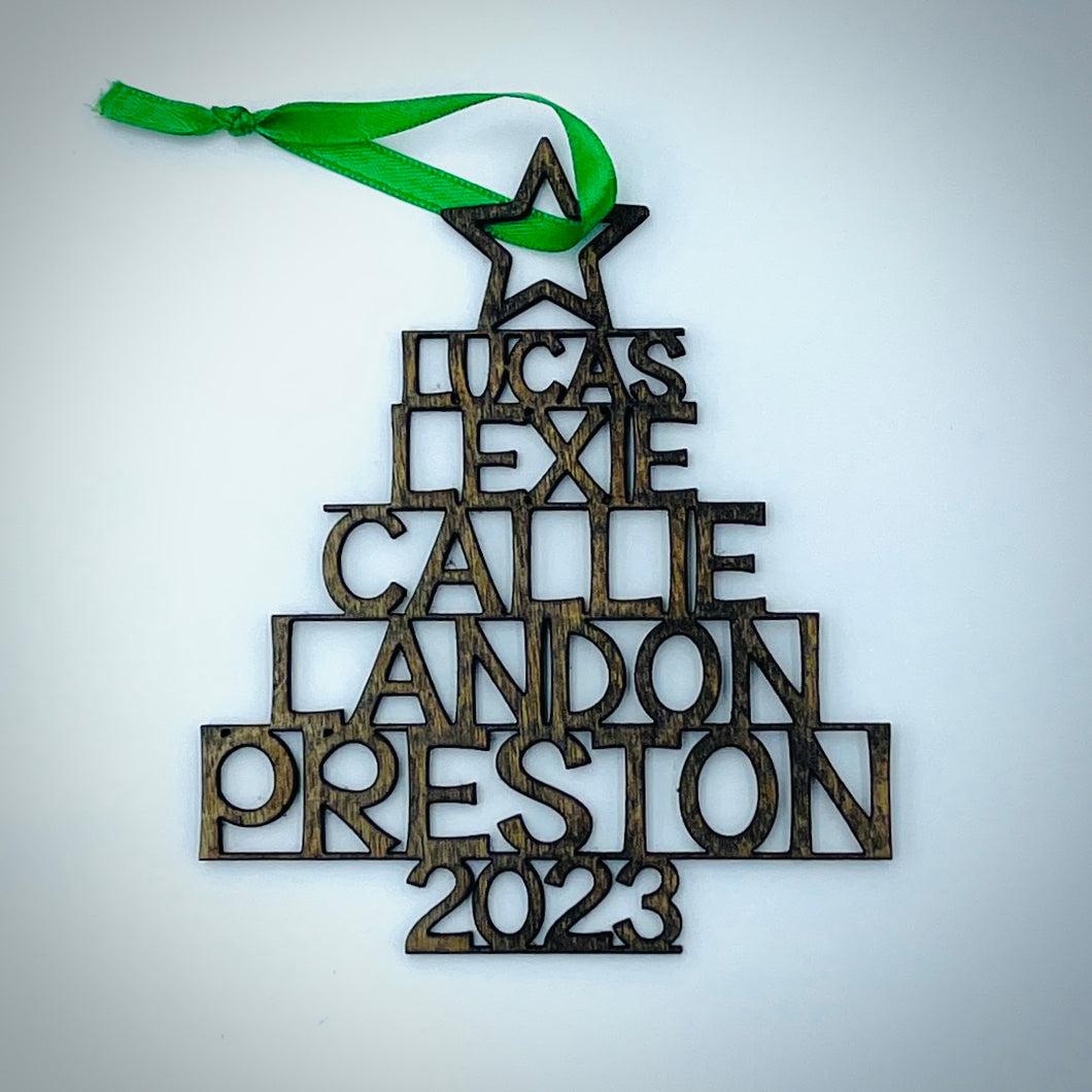 Name Tree Ornament