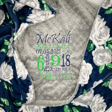 Load image into Gallery viewer, White Roses Blanket
