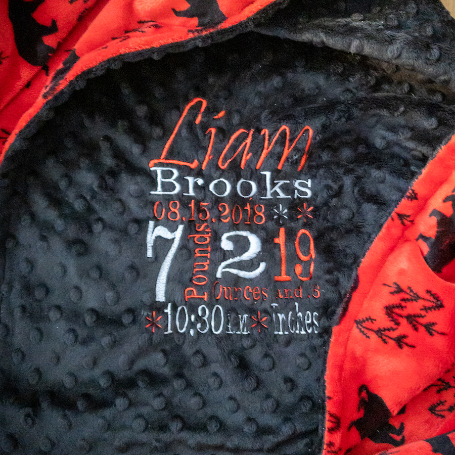Red Bear Blanket